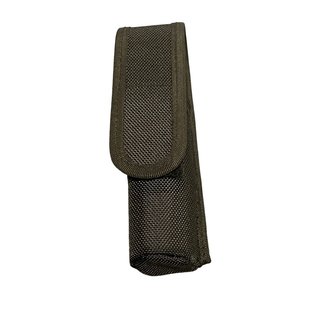 Black Tactical Ballistic Nylon Flashlight Multi-Tool Belt Holster Pouch 7607